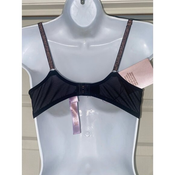 Savage Fenty by Rihanna Womens Embroidered Triangle Lace Bra With Adjustable Str - Picture 4 of 4